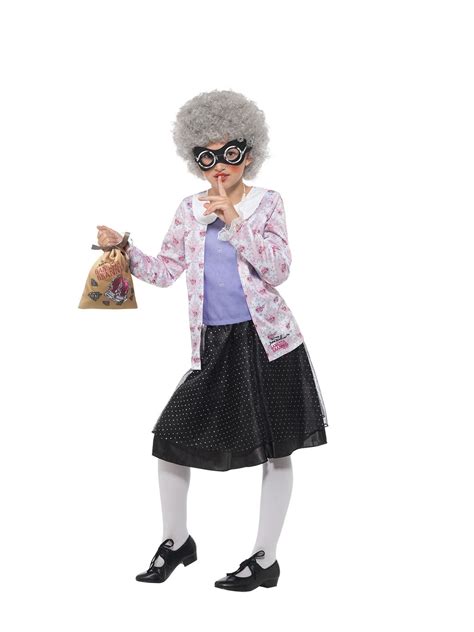 Filles gangsta granny Costume David Walliams World Book Day Déguisement Âge 4-9 Bonne affaire ...