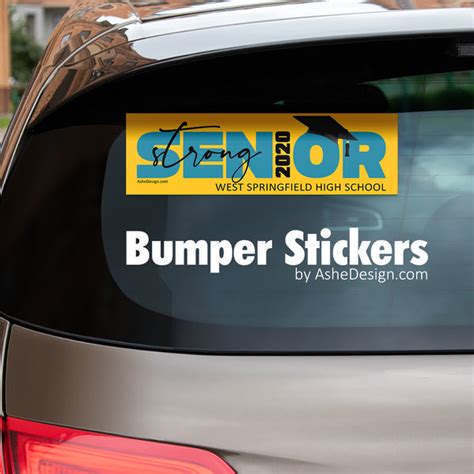 Ashe Design | Bumper Stickers | 2020 Senior Strong – AsheDesign