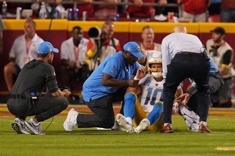 Los Angeles Chargers quarterback Justin Herbert starts vs. Jacksonville ...