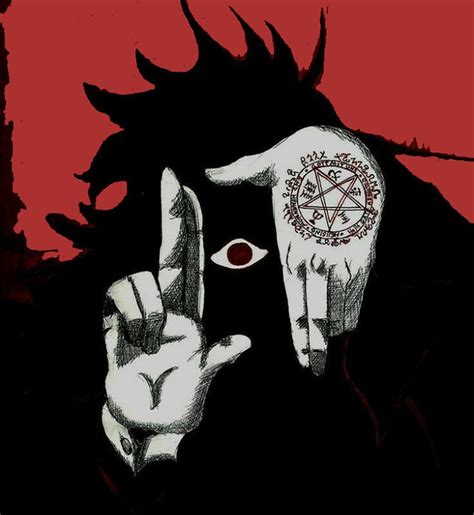 Alucard Hellsing eye Digital Art by William Stratton