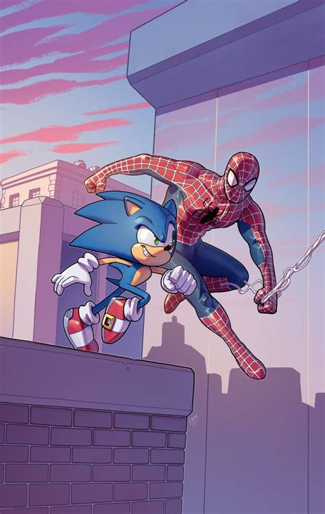 Spider-Man and Sonic art by Evan Stanley : r/Spiderman