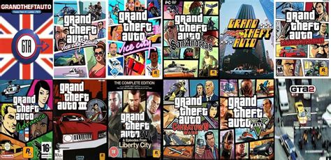 List Of All GTA Games In Order Of Story | Timeline Of GTA Game Settings ...