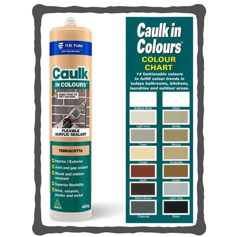 HB Fuller Caulk In Colours Acrylic Sealant Silicone Gap Fillers Various Colors Maxseal Sealant ...