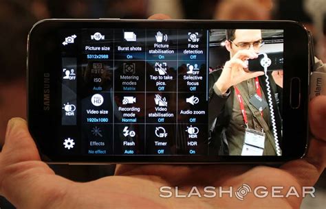 Samsung Galaxy S5 Camera Features hands-on - SlashGear