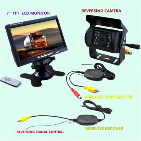 Wifi Reversing Camera with 15 IR LED LCD Monitor + 7" | Cool Mania