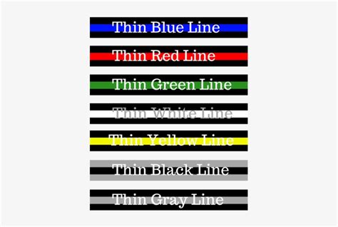 What Do The Thin Line Colors Mean - The Thin Red Line - Free ...