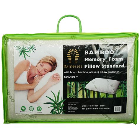 Ramesses Bamboo Memory Foam Standard Pillow | Costco Aust...