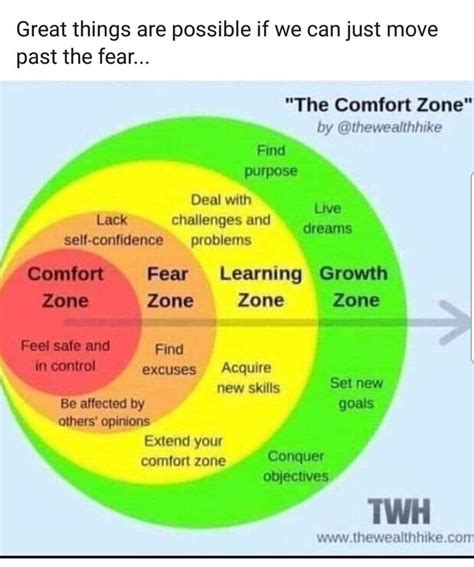 Comfort Zone Diagrams And Charts