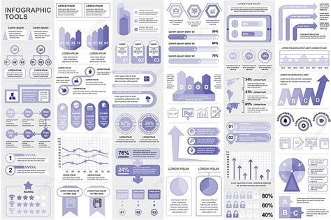 Bundle Infographic Elements Data Visualization Vector Design Template Banner Template Download ...