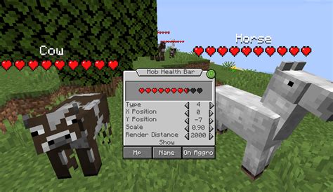 Mob Health Bar Mod Para Minecraft 1.21.3, 1.20.2, 1.19.4, 1.18.2, 1.17. ...