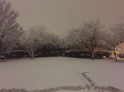 SNOWY WEATHER: Snow falls around the Las Vegas Valley!