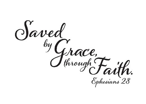 Ephesians 2:8 Saved by Grace Through Faith Scripture - Etsy