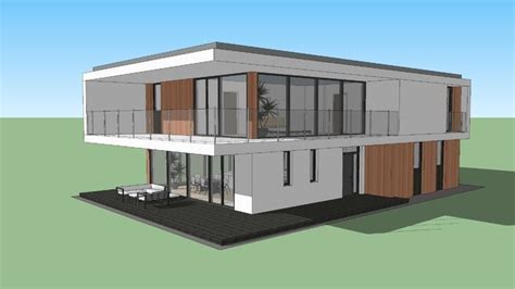 Modern House - 3D Warehouse | Container house design, Architecture ...