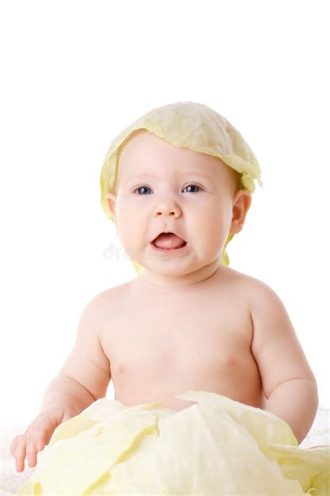 Baby born from cabbage stock photo. Image of closeup, daughter - 1458202