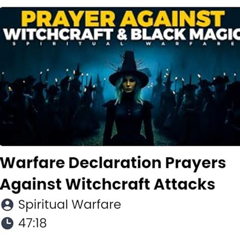 Warfare Declaration Prayers Against Witchcraft Attacks 47:18 | Redesigning Destiny | Podcasts on ...