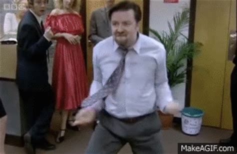 THE David Brent Dance - The Office - BBC on Make a GIF