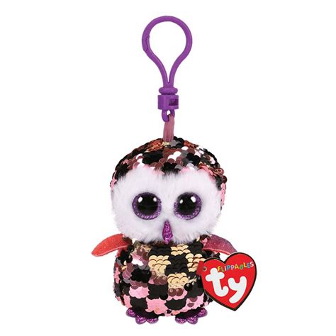 ty Flippables Checks- Reversible Sequin Owl Clip - Shop Plush toys at H-E-B