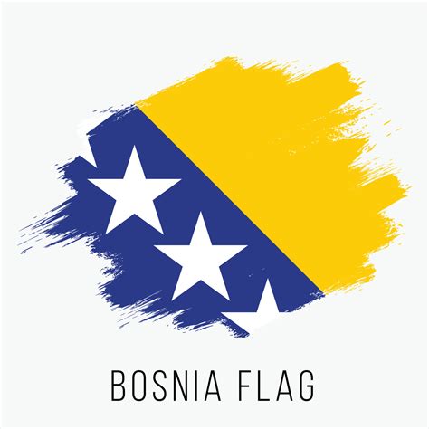 Grunge Bosnia Vector Flag 10925802 Vector Art at Vecteezy