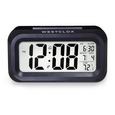 Mainstays Black Digital Alarm Clock with LED Jordan | Ubuy