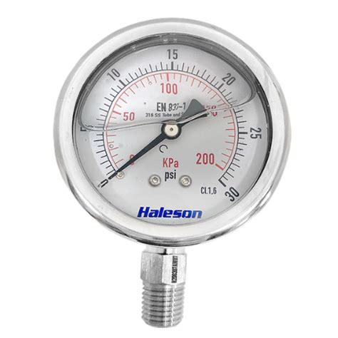 Instruments & Tools :: Industrial Pressure Gauges - Haleson – Sanitary & Industrial Process ...