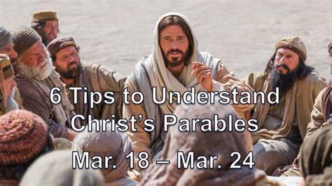 6 Tips for Understanding Christ's Parables