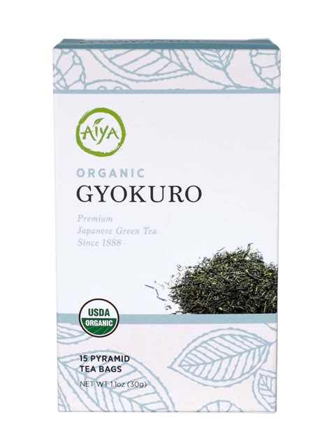 Tea Taster's Line Organic Gyokuro. Tea bags with loose leaf gyokuro, one of the most prestigious ...