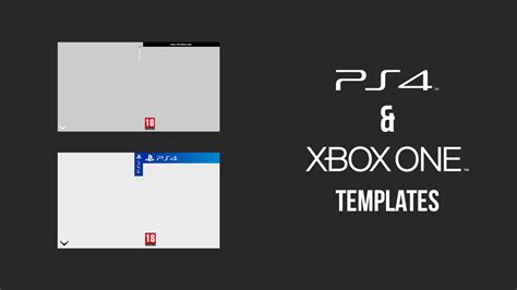 PS4 XBOX ONE Box Art Templates by RLBDesigns on DeviantArt