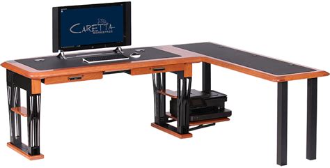 Modern Urban Computer Desk 2, L Shaped Right - Caretta Workspace