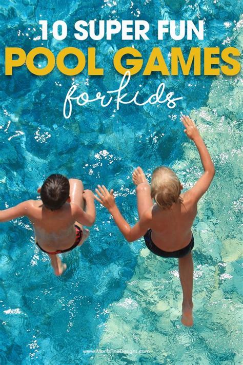 10 pool games for kids free printable – Artofit