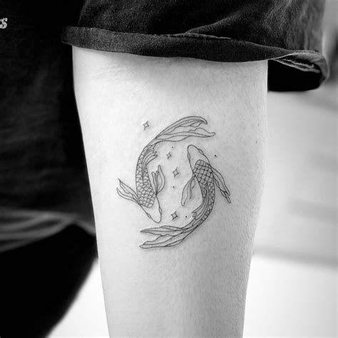 Fine Line Tattoo | Fine line tattoos, Pisces tattoos, Line tattoos