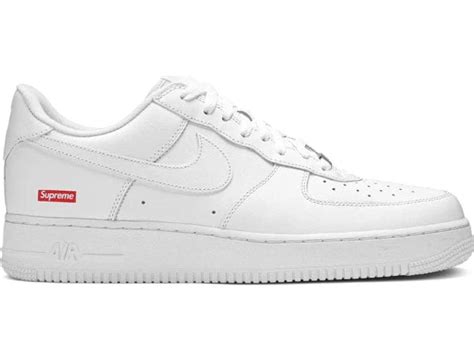 Nike Air Force 1 x Supreme Low 'White Box Logo'#N#– Untied AU