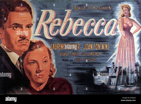 Rebecca movie poster lobby card hi-res stock photography and images - Alamy