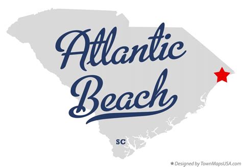 Map of Atlantic Beach, SC, South Carolina