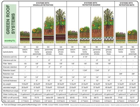 Green Roof Dimensions