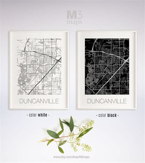 Duncanville Texas Duncanville TX Map Duncanville Map - Etsy