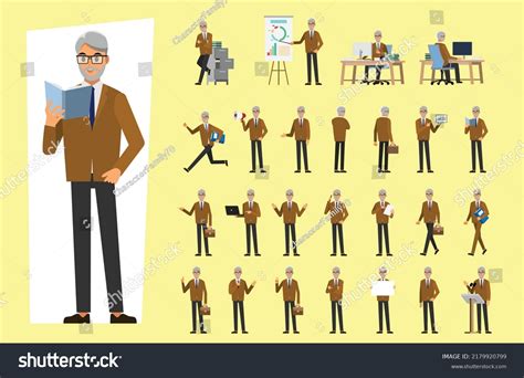 Cartoon Business Man Wear Suit Character Stock Vector (Royalty Free) 2179920799 | Shutterstock