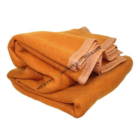 French army orange blanket - Soframa