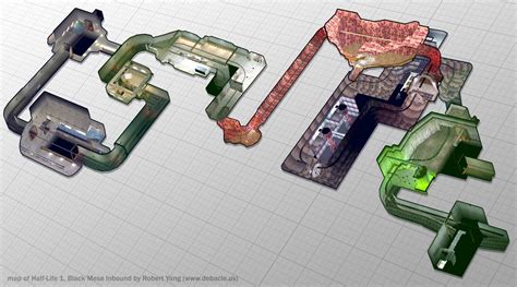 Black mesa research facility map layout - labquest