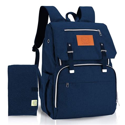 Diaper Bag Backpack, Waterproof Multi Function Baby Travel Bags (Navy Blue) - Walmart.com ...