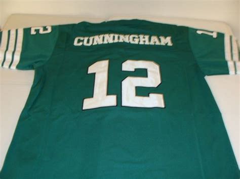 #12 RANDALL CUNNINGHAM Philadelphia Eagles NFL QB Green Mint Throwback ...