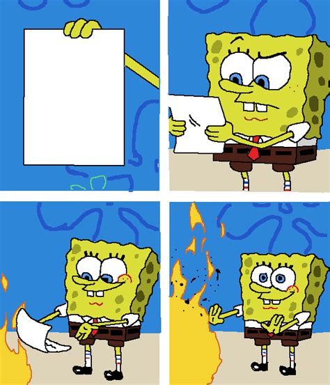 Pixilart - Spongebob meme template by PuppyRex