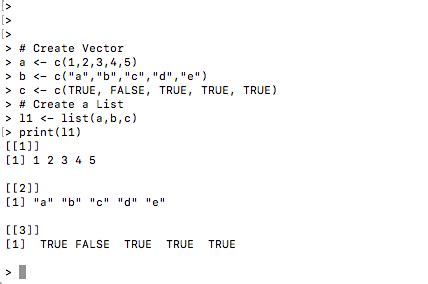 Create a List in R - OindrilaSen