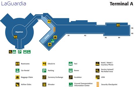 La Guardia Airport Map (LGA) - Printable Terminal Maps, Shops, Food, Restaurants Maps ...