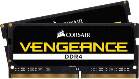 CORSAIR VENGEANCE Series 32GB (2x16GB) DDR4 2666MHz C18 SODIMM Laptop Memory Black ...