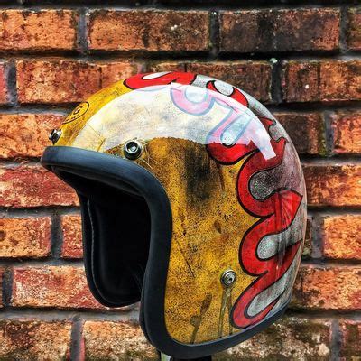 New Custom Hand Painted Motorcycle Helmet Cruiser Biker 3/4 Open Face ...