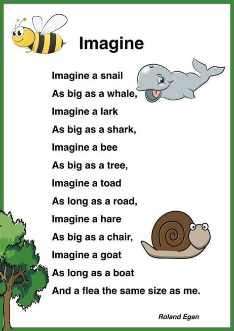 Pin by Portuguese Princess on Educational Things | Preschool poems, English poems for kids, Kids ...