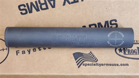 Specialty Arms .22LR Suppressor/Silencer - Haftatrain