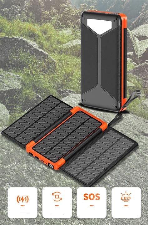 Solar power bank with SOS camping light - Shenzhen New Belief ...