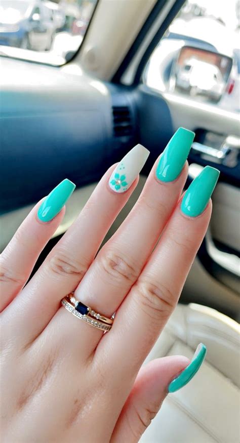 Teal Nails Inspiration and Ideas: Get Your Nails Summer Ready - Nail ...