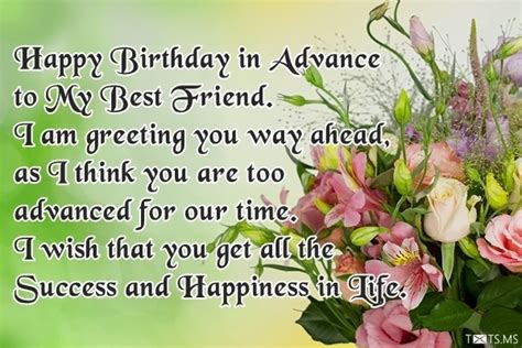 Advance Birthday Wishes, Messages, Quotes, and Pictures - Webprecis